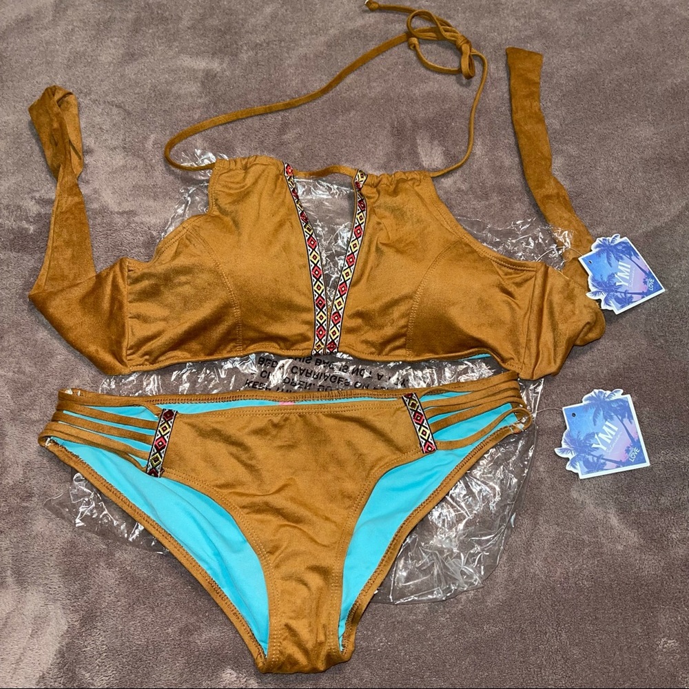 NWT YMI bikini Sz L